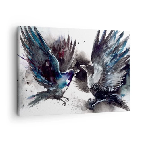 Canvas picture - Two Crows - 70x50 cm