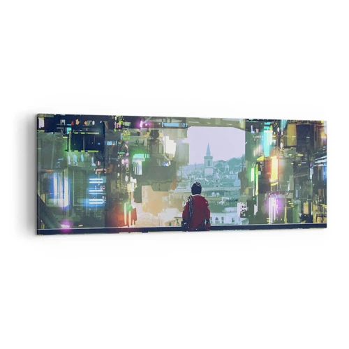 Canvas picture - Two Worlds - 140x50 cm