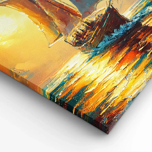 Canvas picture - Under Full Sails - 70x100 cm
