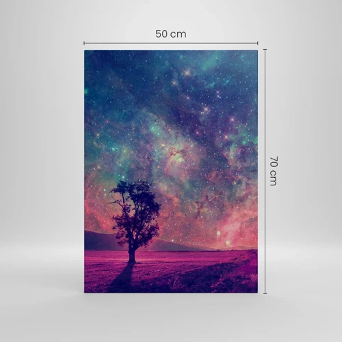 Canvas picture - Under Magical Sky - 50x70 cm