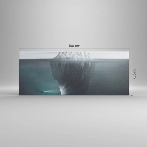 Canvas picture - Underwater Secret - 100x40 cm