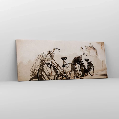 Canvas picture - Unforgetable Charm of the Past - 100x40 cm