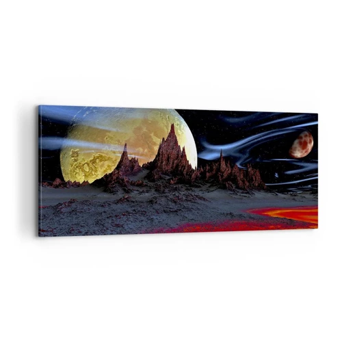 Canvas picture - Unknown World - 100x40 cm