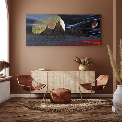 Canvas picture - Unknown World - 100x40 cm