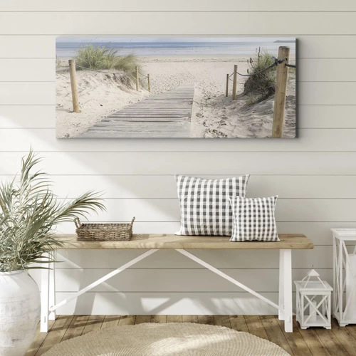 Canvas picture - Until the Horizon - 100x40 cm