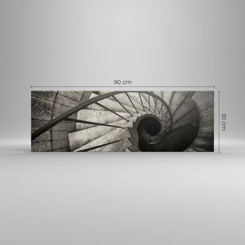 Canvas picture - Up the Stairs and Down the Stairs - 90x30 cm