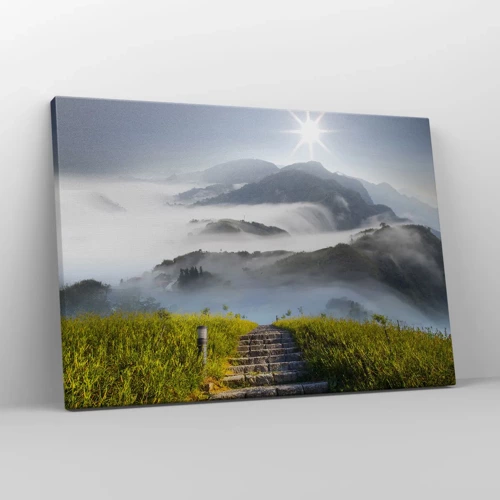 Canvas picture - Upwards towards the Clouds - 70x50 cm