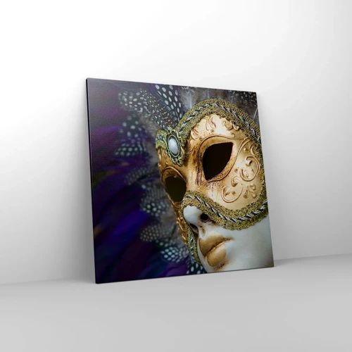 Canvas picture - Venetian Portrait In Gold - 70x70 cm