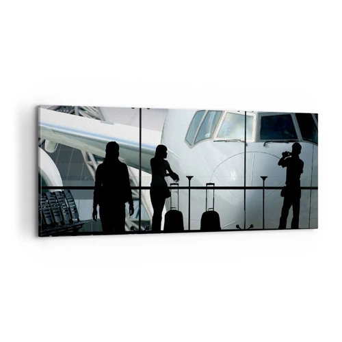 Canvas picture - Via a Vis at the Aiport - 100x40 cm