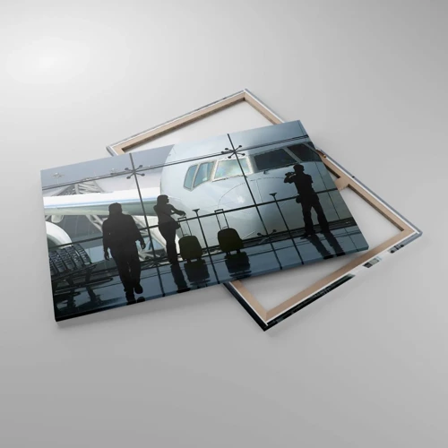 Canvas picture - Via a Vis at the Aiport - 120x80 cm