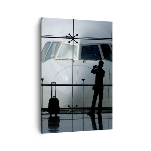 Canvas picture - Via a Vis at the Aiport - 70x100 cm