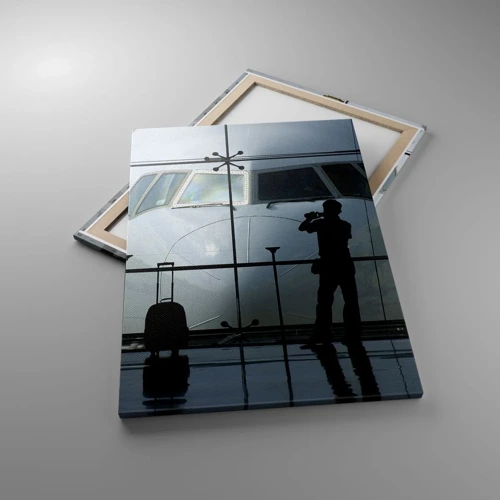 Canvas picture - Via a Vis at the Aiport - 70x100 cm