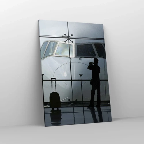 Canvas picture - Via a Vis at the Aiport - 70x100 cm