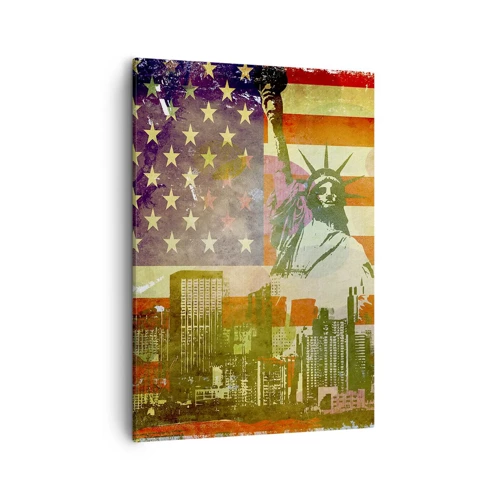 Canvas picture - Viva America! - 50x70 cm