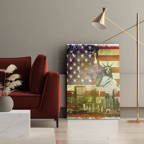 Canvas picture - Viva America! - 50x70 cm