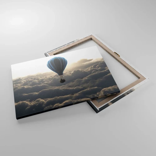 Canvas picture - Wanderer above Clouds - 70x50 cm