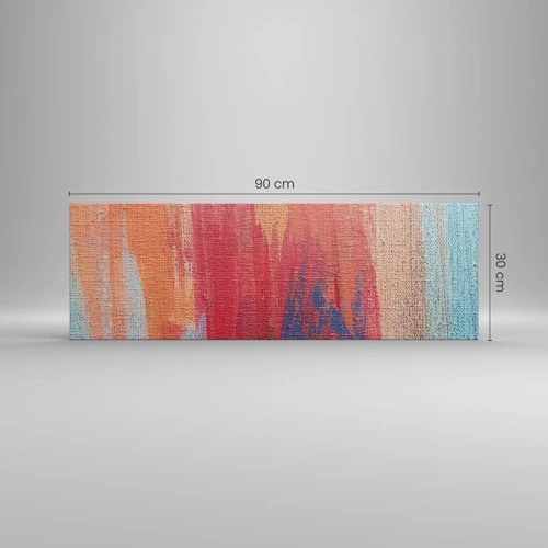 Canvas picture - Washed Down by Rainbow - 90x30 cm