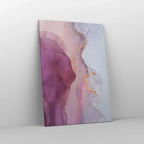 Canvas picture - Waves of Violet and Purple - 70x100 cm