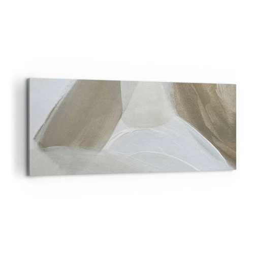 Canvas picture - Waves of White - 100x40 cm