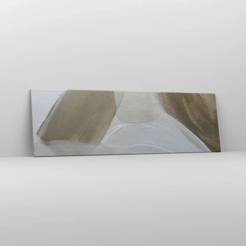 Canvas picture - Waves of White - 160x50 cm