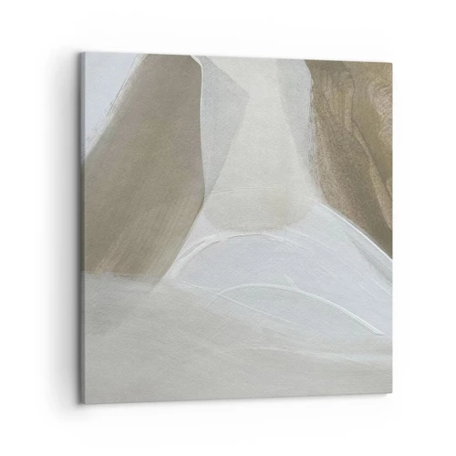 Canvas picture - Waves of White - 50x50 cm