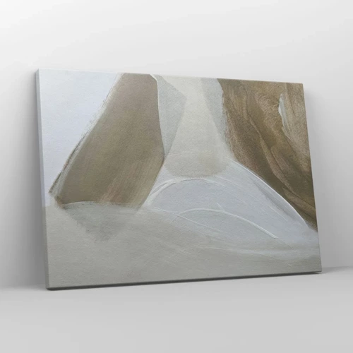 Canvas picture - Waves of White - 70x50 cm