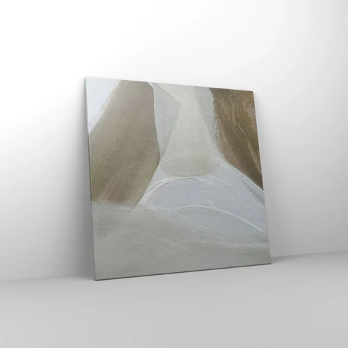 Canvas picture - Waves of White - 70x70 cm