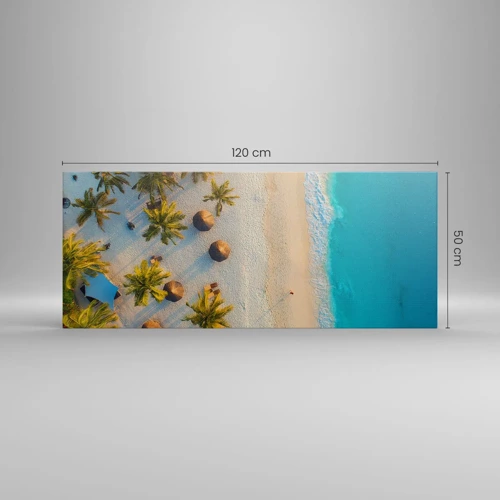 Canvas picture - Welcome to Paradise - 120x50 cm