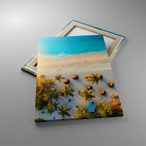 Canvas picture - Welcome to Paradise - 50x70 cm