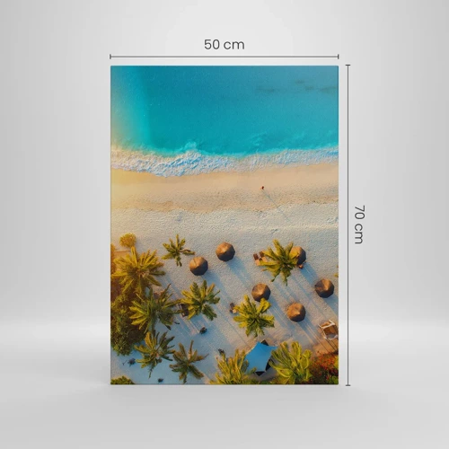 Canvas picture - Welcome to Paradise - 50x70 cm