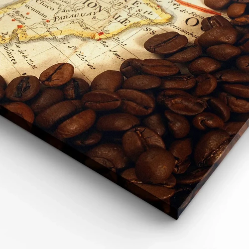 Canvas picture - Where Does the Best Coffee Come from? - 70x50 cm