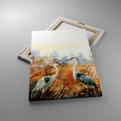 Canvas picture - Where to in Autumn? - 50x70 cm