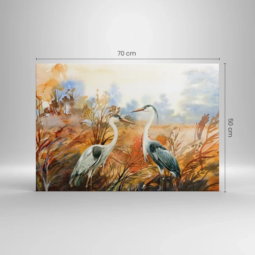 Canvas picture - Where to in Autumn? - 70x50 cm