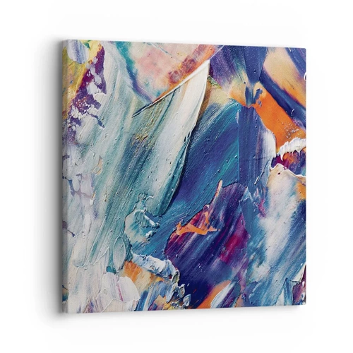 Canvas picture - Whirlwind of Colour - 30x30 cm