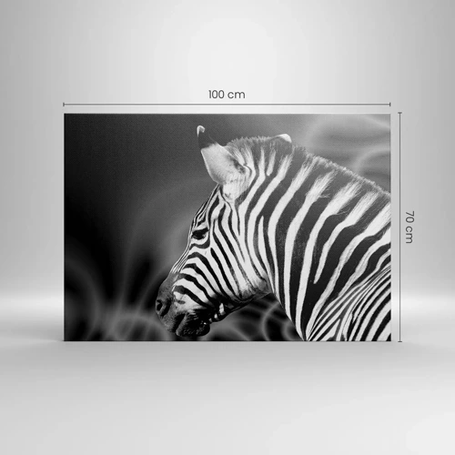 Canvas picture - White Is White, and Black Is Black - 100x70 cm