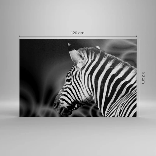 Canvas picture - White Is White, and Black Is Black - 120x80 cm