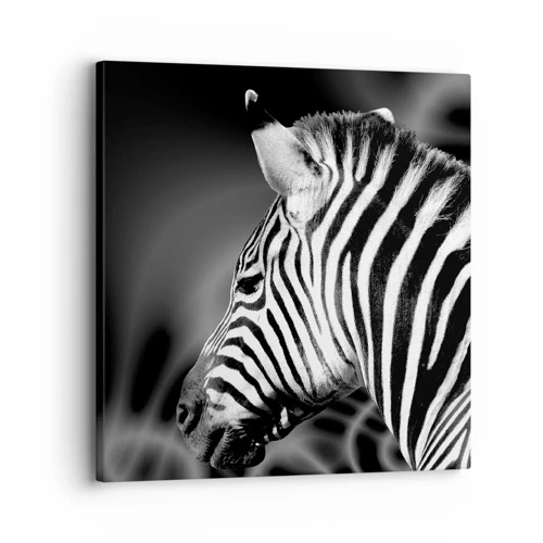 Canvas picture - White Is White, and Black Is Black - 30x30 cm