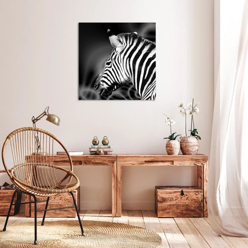 Canvas picture - White Is White, and Black Is Black - 50x50 cm