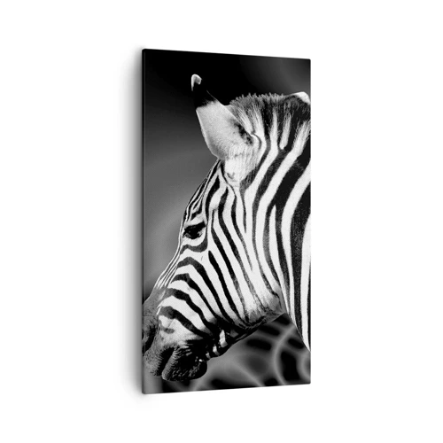 Canvas picture - White Is White, and Black Is Black - 55x100 cm