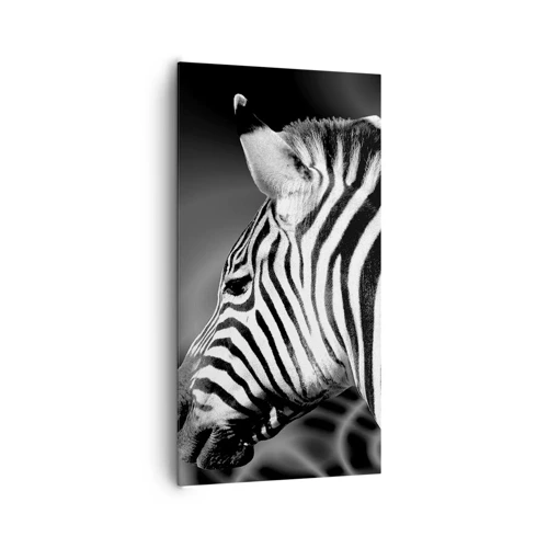 Canvas picture - White Is White, and Black Is Black - 65x120 cm