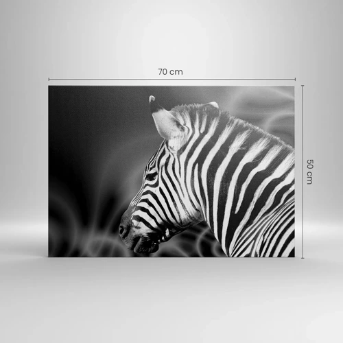 Canvas picture - White Is White, and Black Is Black - 70x50 cm