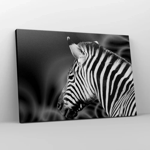 Canvas picture - White Is White, and Black Is Black - 70x50 cm