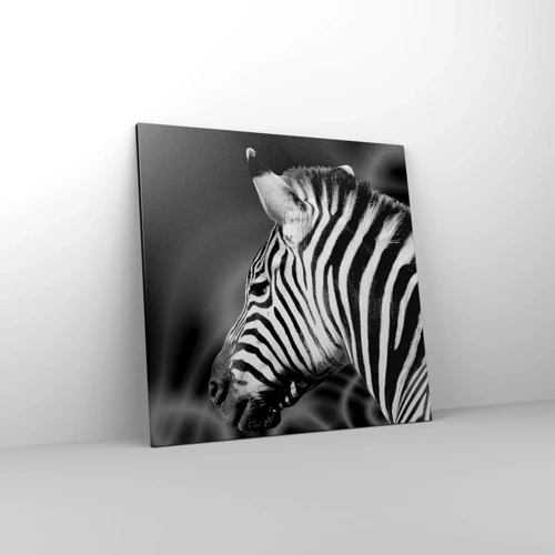 Canvas picture - White Is White, and Black Is Black - 70x70 cm