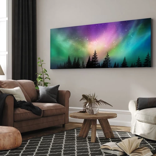 Canvas picture - White Magic - 100x40 cm