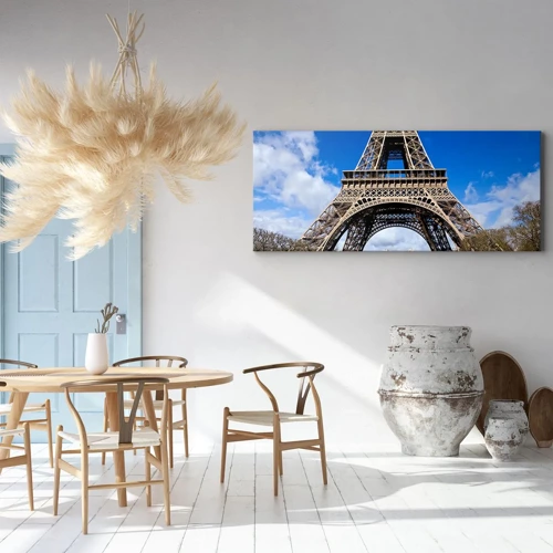 Canvas picture - Whole Paris at Her Feet - 100x40 cm