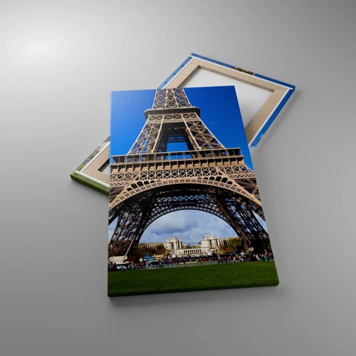 Canvas picture - Whole Paris at Her Feet - 45x80 cm