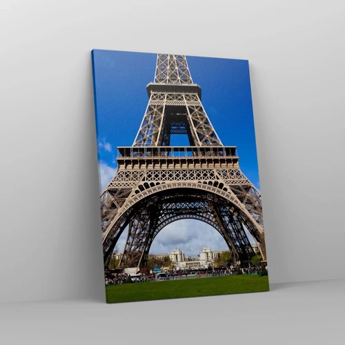 Canvas picture - Whole Paris at Her Feet - 50x70 cm