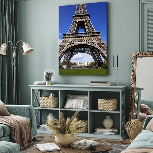 Canvas picture - Whole Paris at Her Feet - 50x70 cm