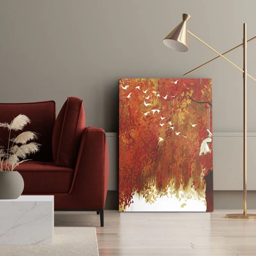 Canvas picture - Will It Fly with Us? - 45x80 cm