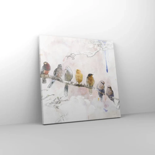 Canvas picture - Winged Encounter - 30x30 cm